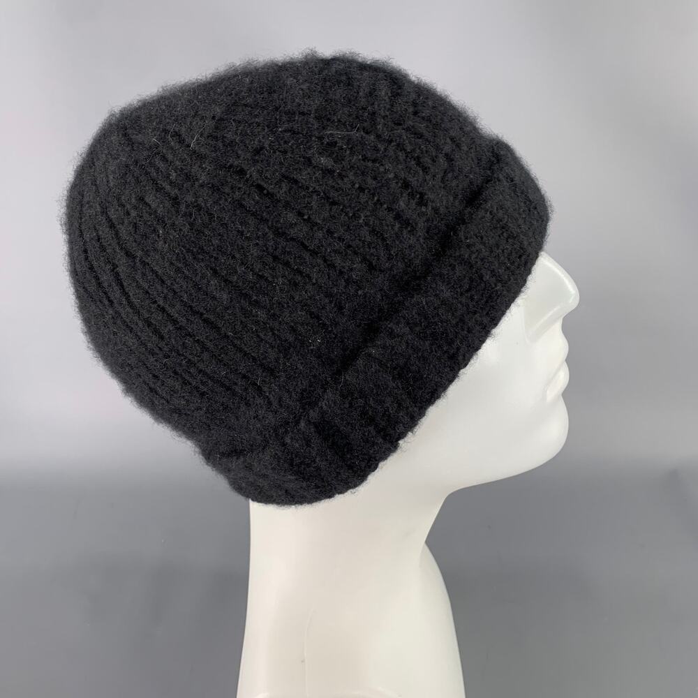 CELINE Size One Size Black Cashmere - Silk Hats - Picture 3 of 8